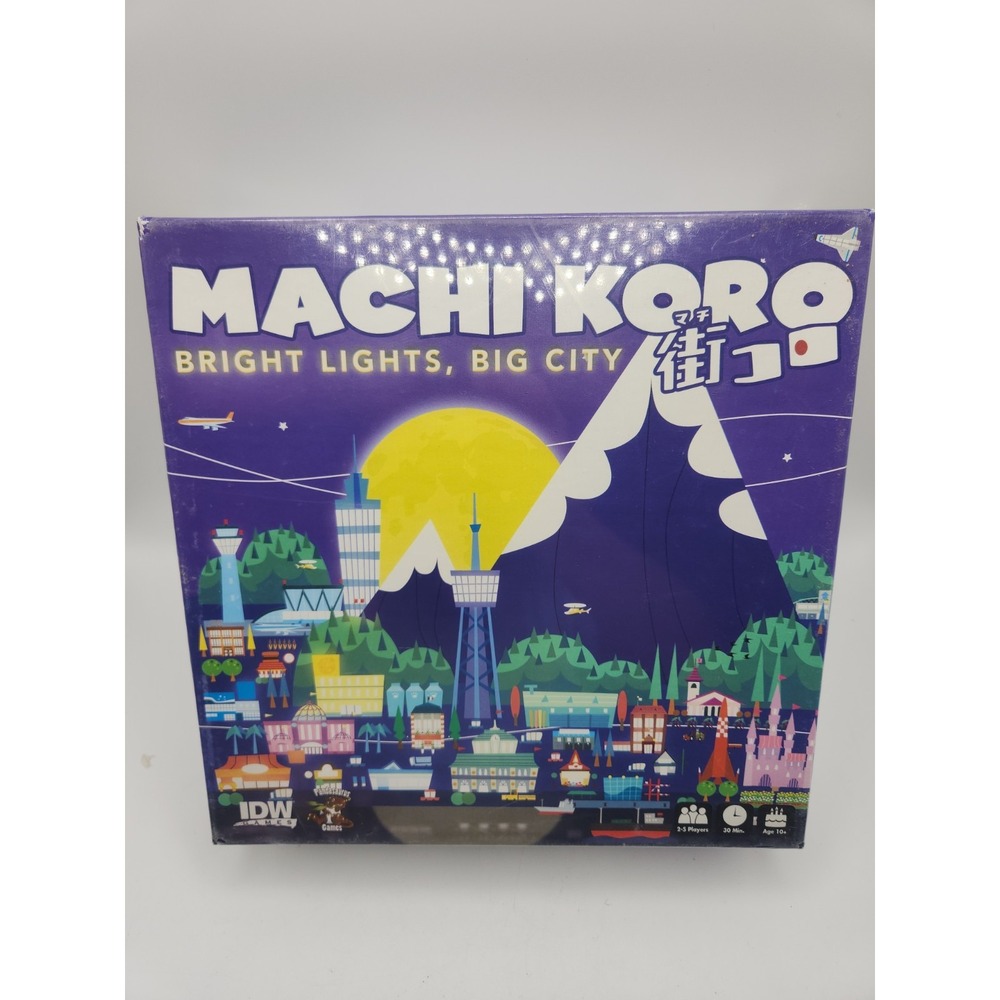 Machi Koro: Bright Lights, Big City ~ 2016 Card Game ~ IDW Games ~ NEW & SEALED!